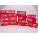 OO Gauge: A group of HORNBY DUBLO 2-rail wagons as lotted. G-VG in G boxes (14)