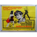 PAIR OF UK QUADS: THE HELL WITH HEROES (1968) and BANDIDOS/ASSASINATION (1968) DOUBLE BILL - British