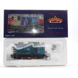 OO Gauge: A BACHMANN 32-102Z - Class 08 Diesel locomotive - Numbered 08507 - BR Blue (weathered)