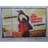 THE TEXAS CHAINSAW MASSACRE (1974) (X Certificate for LONDON) UK Quad Film Poster for the American