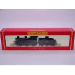 OO Gauge: A HORNBY R2066 Class 4F steam locomotive - numbered 44331 - BR Black livery - VG-E in G/VG