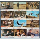 LADY WHIRLWIND (1972) - Complete set of 12 x Country of origin Hong Kong Lobby Cards - MARTIAL
