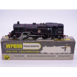 OO Gauge: A WRENN W2218A Class 4MT 2-6-4 standard tank in BR black numbered 80064. VG-E in a VG box