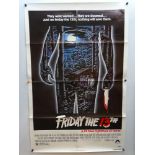 FRIDAY THE 13TH (1980) US One Sheet Movie Poster (arrived rolled, originally folded) - Original