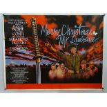 MERRY CHRISTMAS, MR LAWRENCE (1983) - UK Quad Film Poster for the British-Japanese, Bafta winning