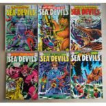 SEA DEVILS #21, 24, 29, 31, 33, 34 (6 in Lot) - (1965/67 - DC- Cents Copy) - GD - with a proposed TV