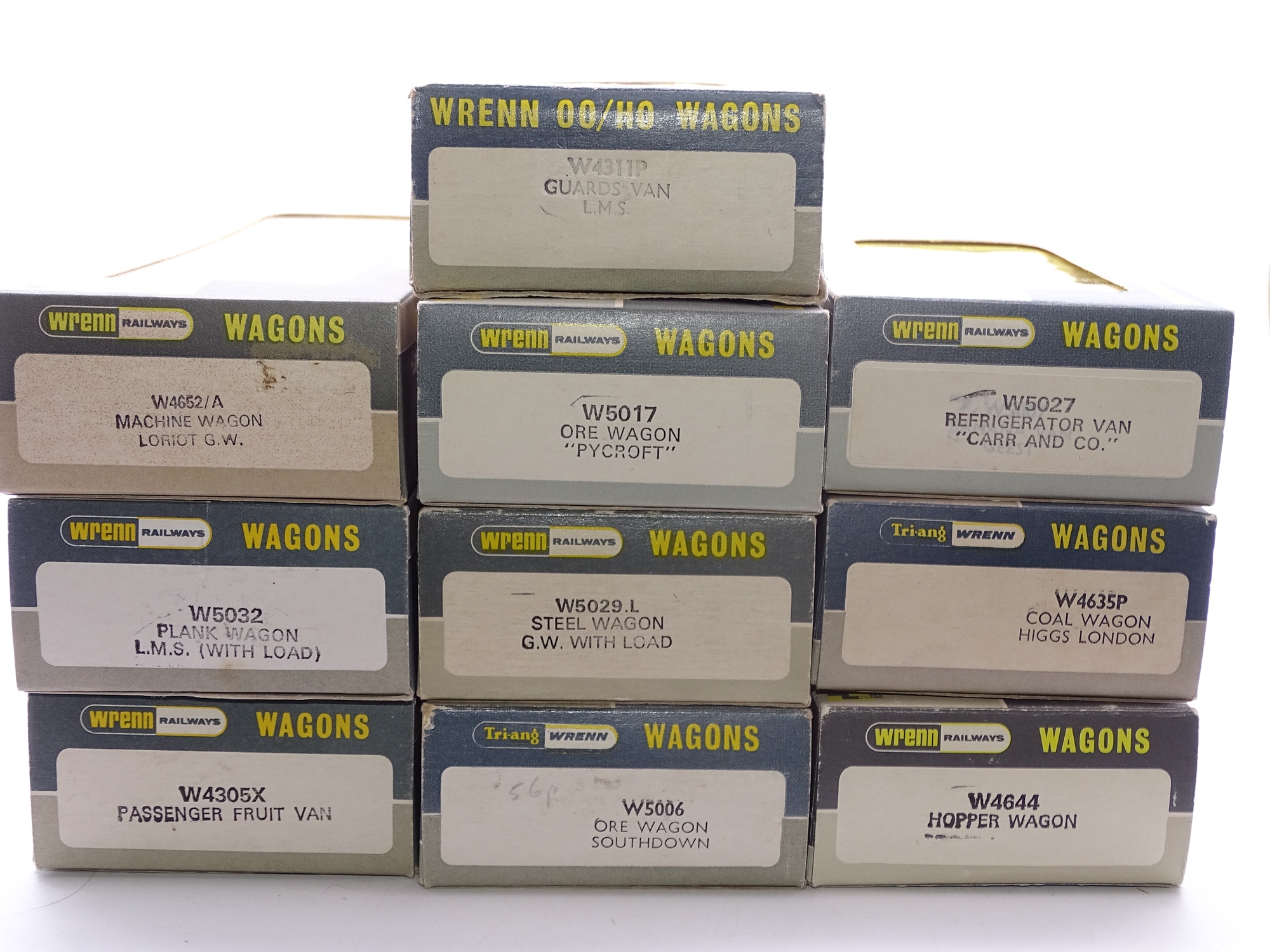 OO Gauge: A mixed group of WRENN wagons as lotted - VG in G/VG boxes (10) - Image 2 of 2