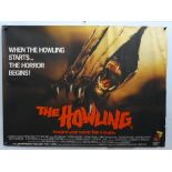 THE HOWLING (1981) - UK Quad Film Poster (rolled as issued, some creasing to right edge - tear to