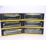 N Gauge: A group of Bulleid coaches by GRAHAM FARISH - BR (S) Green Livery - VG/E in VG boxes (6)