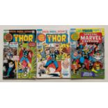 THOR: SPECIAL MARVEL EDITION #1, 2, 3 (3 in Lot) - (1971 - MARVEL - Cents Copy with Pence Stamp) -