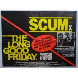 THE LONG GOOD FRIDAY / SCUM (1980) - British UK Quad Double Bill - 30" x 40" (76 x 101.5 cm)