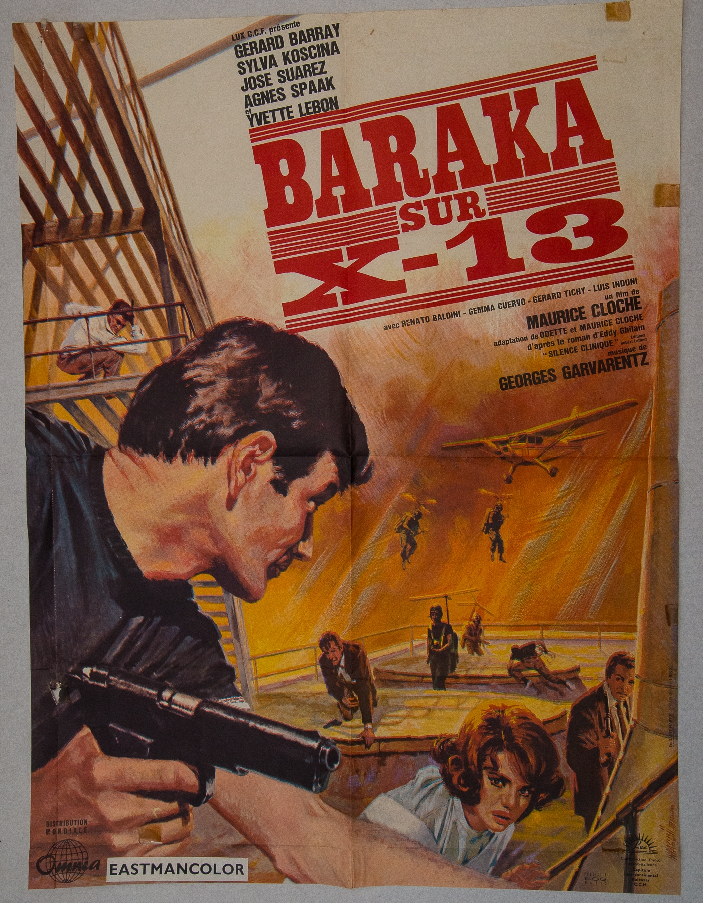 A Group of French WAR film posters - COMMANDO AU VIET-NAM (A YANK IN VIETNAM) (1964) -Poster with - Image 3 of 4