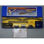 OO Gauge: A HORNBY DUBLO rare pre-war EDG7 SR Tank Engine Set. In an authentic repaired/recreation