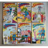 SUPERMAN #150, 151, 158, 163, 164, 165 (6 in Lot) - (1962/63 - DC - Cents Copy - VG/FN) - Flat/