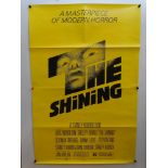 THE SHINING (1980) : Group of memorabilia to include UK Front of House Set, US One Sheet Movie