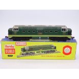 OO Gauge: A HORNBY DUBLO 3234 Co-Co Deltic diesel locomotive "St. Paddy" in BR two tone green Please