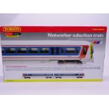 OO Gauge: A HORNBY R2893 Class 466 Networker Electric Multiple Unit in NSE Livery - VG/E in VG box