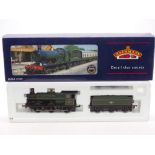 OO Gauge: A BACHMANN 32-302 Collett Class Steam loco numbered 2277 - BR Green livery - VG/E in G/