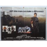 MAD MAX 2 (1982) - A UK Quad Film Poster (arrived rolled, was originally folded - some damage -