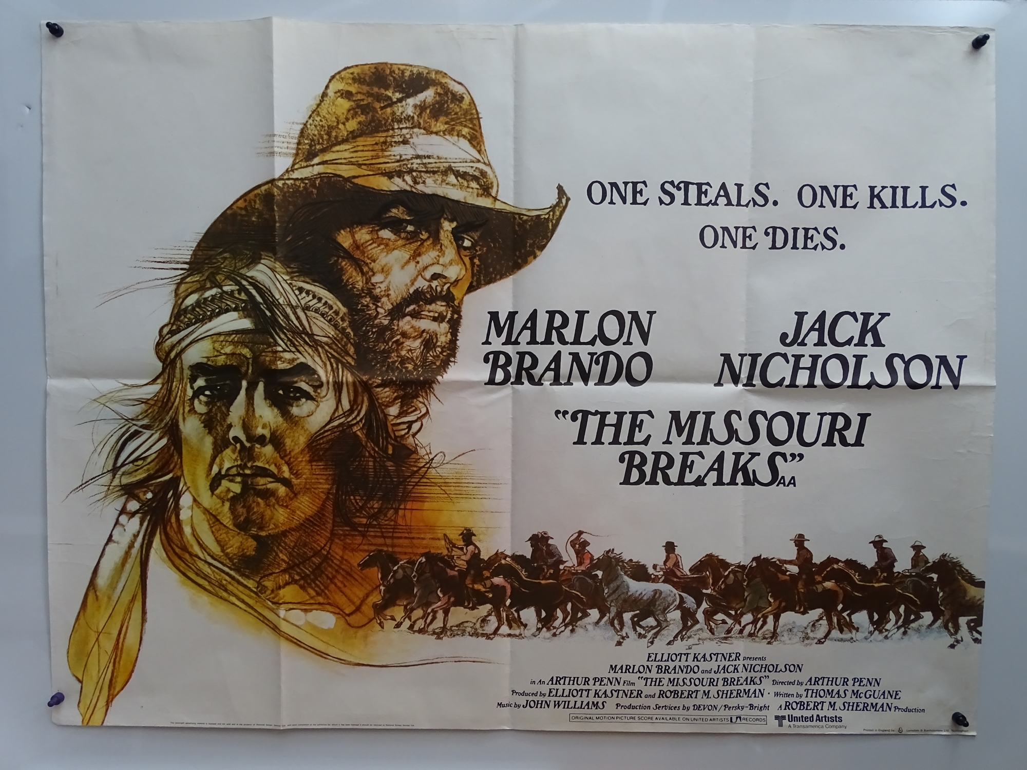 WESTERNS: JOB LOT OF 3: THE MISSOURI BREAKS (1976) (MARLON BRANDO / JACK NICHOLSON), SEVEN HOURS