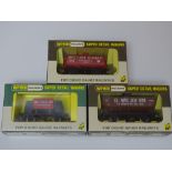 OO Gauge: A group of rarer WRENN wagons to include: 3 x Limited Edition Series Wagons - W5501, W5502
