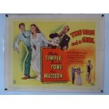 1940s/50s - UK HALF SHEET FILM POSTERS: GROUP OF 10 posters comprising: TWO MEN AND A GIRL (AKA