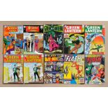 FLASH, BATMAN, GREEN LANTERN, ACTION COMICS (10 in Lot) - (1965/69 - DC - Cents Copy/Pence