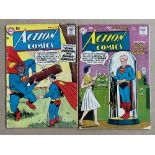 ACTION COMICS #238, 256 (2 in Lot) - (1960/62 - DC - Cents Copy - GD/VG) - Flat/Unfolded - Good to