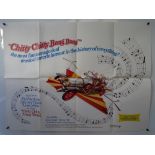 CHITTY CHITTY BANG BANG (1969) - An original 'Style A' first release British UK Quad film poster for