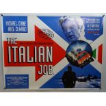 THE ITALIAN JOB (1969) - 1999 Release - UK Quad Film Poster - 30th Anniversary - Unique British