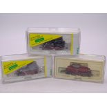 N Gauge: A group of MINITRIX digital fitted German Outline locomotives comprising: A 12624 V60