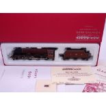 OO Gauge: A BACHMANN 31-150A - Jubilee Class steam loco - 'Galatea' - LMS maroon Livery - limited