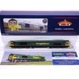 OO Gauge: A BACHMANN 32-726K Class 66 Diesel - 'Ruby" - Freightliner Green Livery - limited