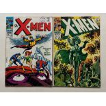 X-MEN #49, 50 (2 in Lot) - (1968 - MARVEL - Cents Copy with Pence Stamp) - FN - Run includes First &