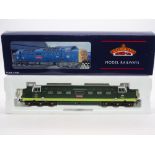 OO Gauge: A BACHMANN 32-529 Class 55 Deltic Diesel loco - 'The Durham Light Infantry' - BR green two
