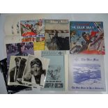 THE BLUE MAX (1966): JOB LOT OF Press Book / Synopsis / Soundtrack 12" Vinyl LP / Film Score LP