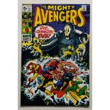 AVENGERS #67 (1969 - MARVEL - Cents Copy with Pence Stamp) - FN+/VFN - Classic cover with first