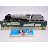 OO Gauge: A WRENN W2294 Duchess class steam locomotive in LMS Experimental Grey "Duchess of