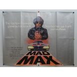 MAD MAX (1979) - A UK Quad Film Poster (arrived rolled, was originally folded) featuring Iconic