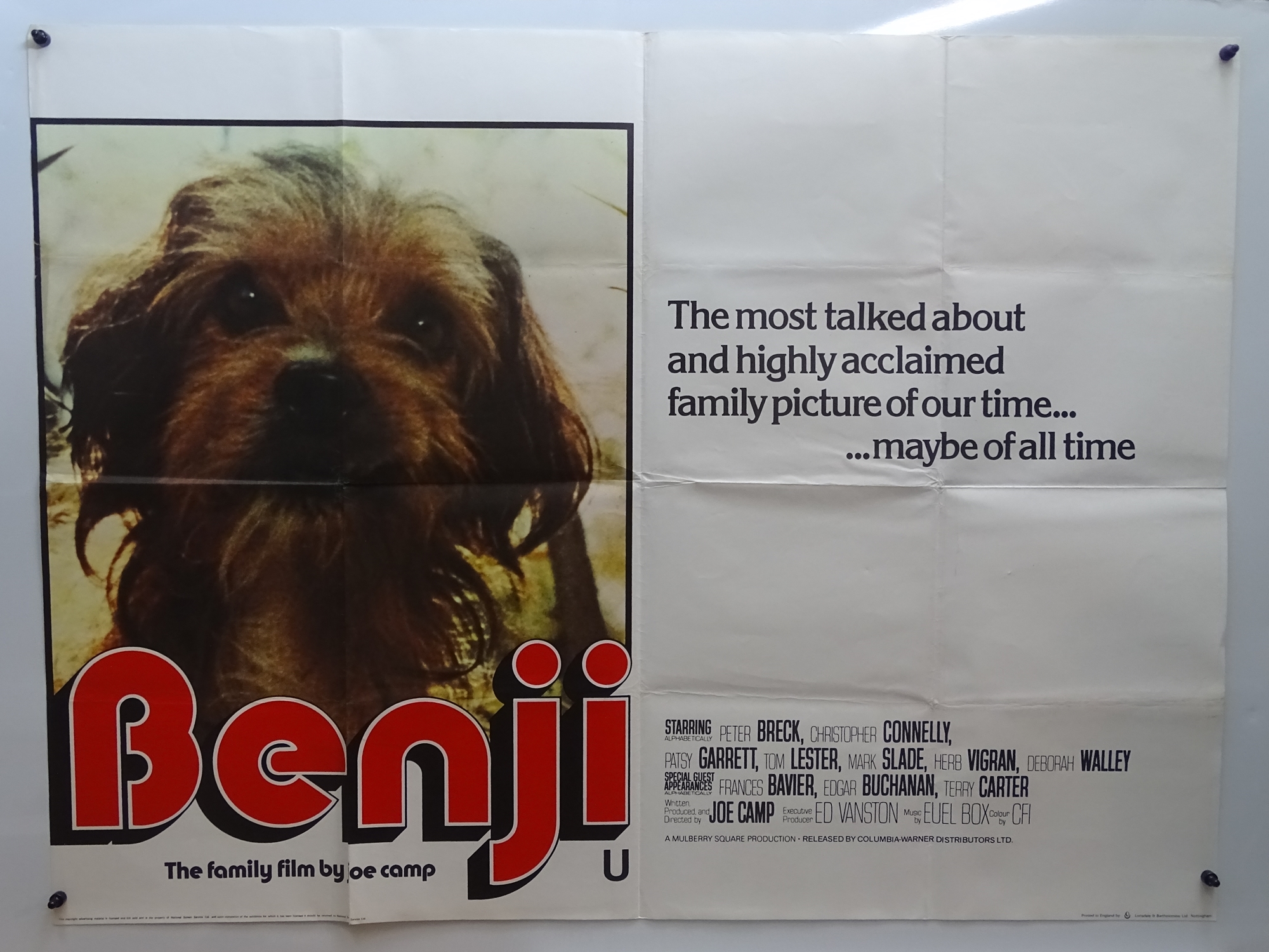 JOB LOT OF 1970S UK QUAD FILM POSTERS X 12 : BENJI (1974); EARTH QUAKE (1974); PRECINCT 45 (1972); - Image 11 of 12