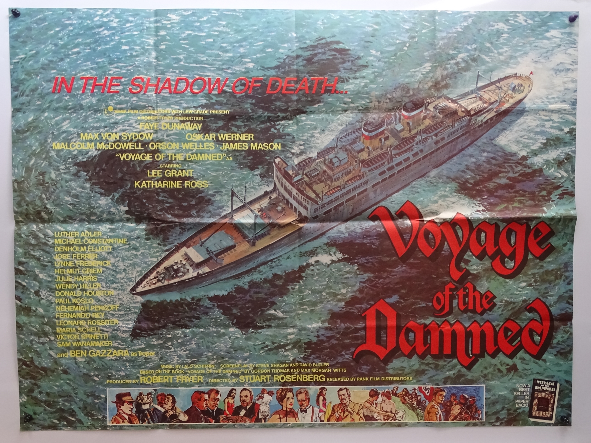 VOYAGE OF THE DAMNED (1976) British UK Quad Film Poster - 30" x 40" (76 x 101.5 cm)