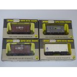 OO Gauge: A group of rarer WRENN wagons to include: 2 x W5047 and 1 x W5100 Ventilated Vans and a