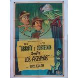 ABBOTT AND COSTELLO 'CONTRA LOS ASESINOS' (MEET THE KILLER) (1949) - Starring BORIS KARLOFF -