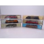 N Gauge: American Outline: A group of diesel locomotives in various liveries by ATLAS and LIFE-