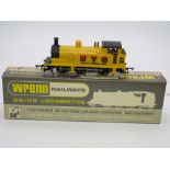 OO Gauge: A WRENN W2202 R1 class steam tank locomotive in NTG yellow, numbered 56. VG in a G box