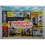 THOSE MAGNIFICENT MEN IN THEIR FLYING MACHINES (1965) - UK Quad Film Poster (30" x 40" - 76 x 101.