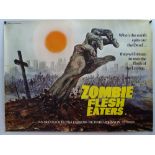 ZOMBIE FLESH EATERS (1979) TOM BEAUVAIS stunning artwork for LUCIO FULCI's masterpiece horror widely