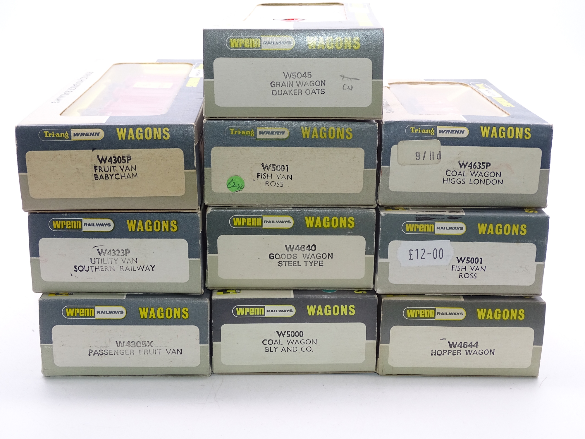 OO Gauge: A mixed group of WRENN wagons as lotted - VG in G/VG boxes (10) - Image 2 of 2