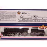 OO Gauge: A BACHMANN 31-553 Class V2 Steam locomotive numbered 60807 - BR Black Livery - VG in G