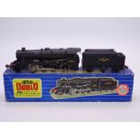 OO Gauge: A HORNBY DUBLO 3224 3-rail class 8F steam locomotive numbered 48094 in BR black livery.